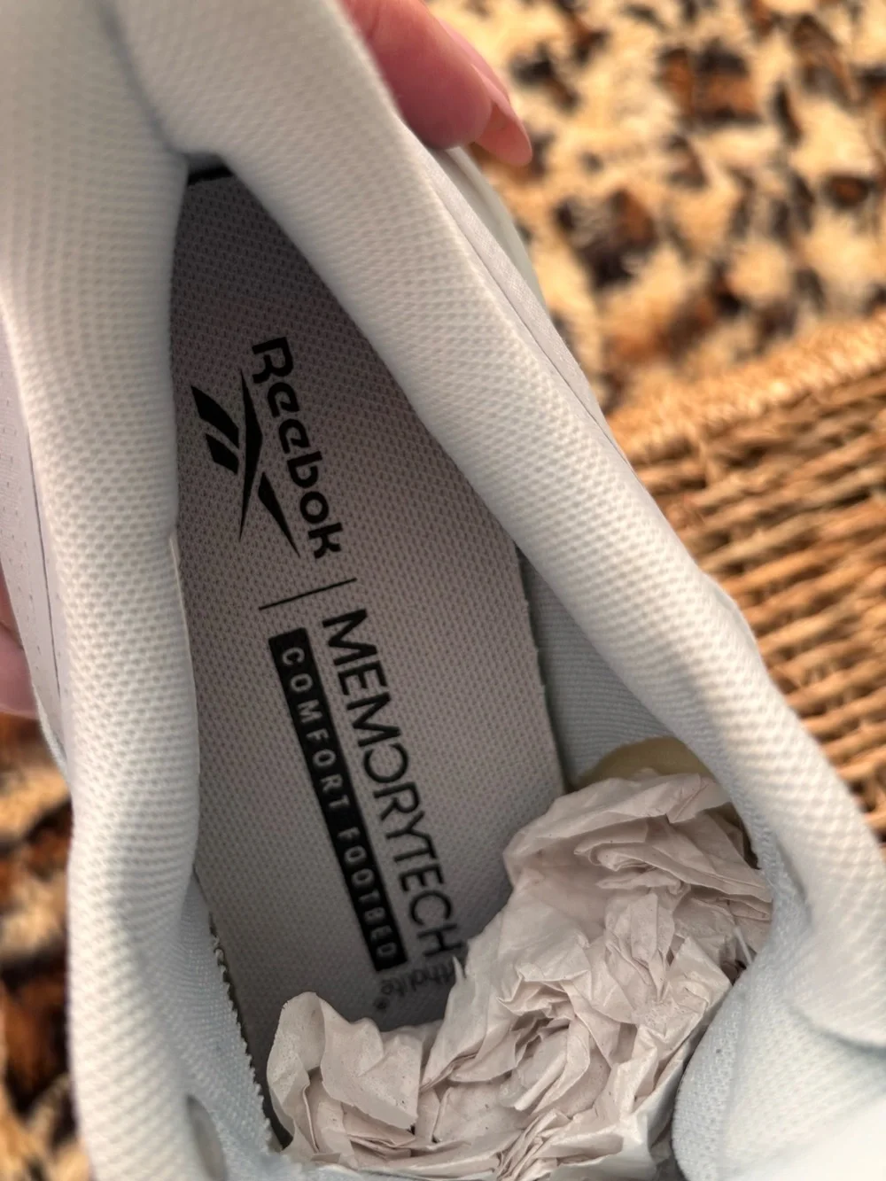 Reebok Light Blue MemoryTech Cushioned Sneakers